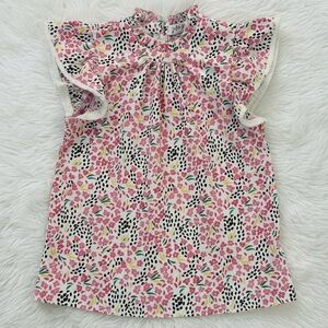 Jules & James Women's Floral Ruffle Sleeve Top - Size S
 b80